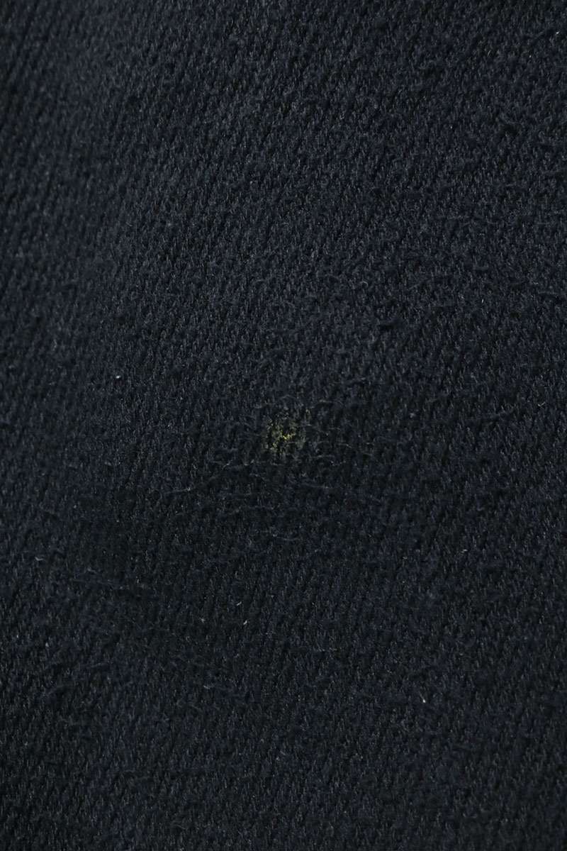 AURALEE 26SS Silk Nep Wide Denim Pants Black Size 3