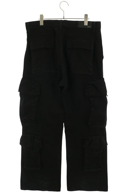 AMIRI 23AW Black Logo Plate Cargo Jeans Size 32