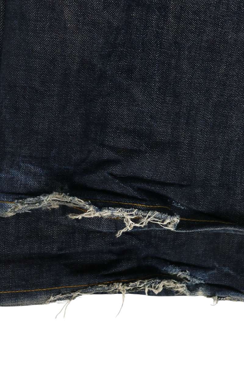 NO/FAITH STUDIOS Button Fly Selvedge Denim Indigo Size M