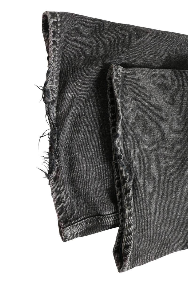 ACNE STUDIOS Black Loose Fit Button Fly Denim Size 34