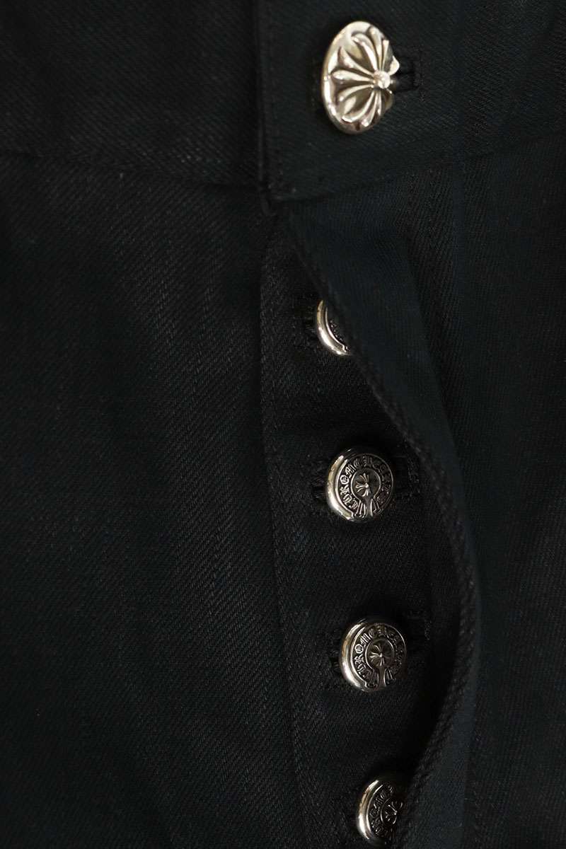 Chrome Hearts KS Fit Cut-off Cropped Denim Pants Size 34