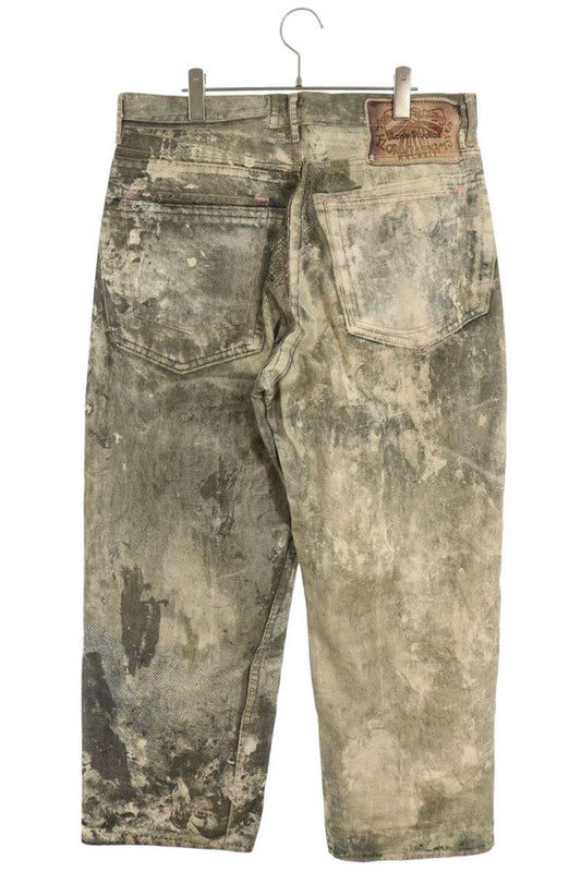 ACNE STUDIOS Loose Paint Splatter Denim Size 52