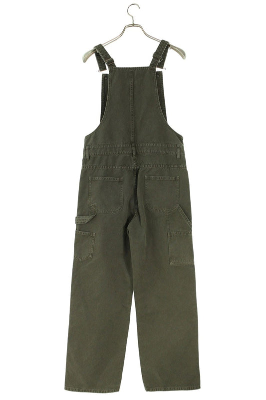 miumiu Garment-Dyed Gabardine Overalls Green Size 38