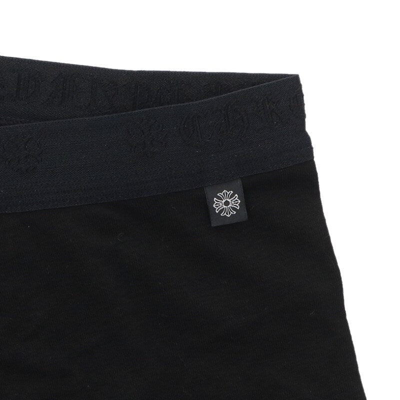 Chrome Hearts Logo Print Boxer Briefs Black Size XXL