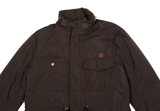 Papas ISLAND Poly Padded M-65 Field Dark Brown Jacket Size 48M