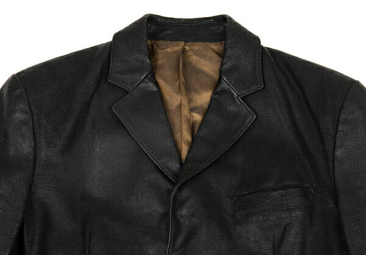 Jean Paul GAULTIER HOMME Cracked Jacket Black Size 50