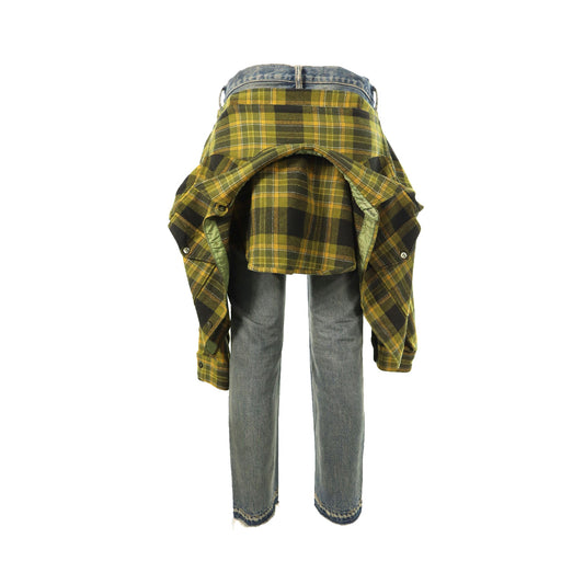 UNDERCOVER Indigo Yellow Denim
