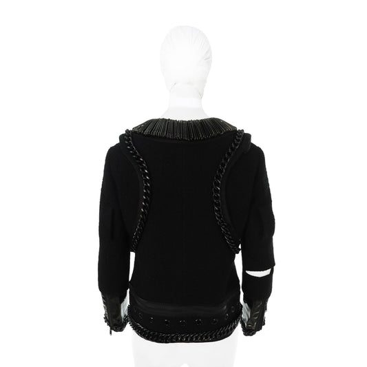 UNDERCOVER 2014 S/S Black Wool Coat Size 2