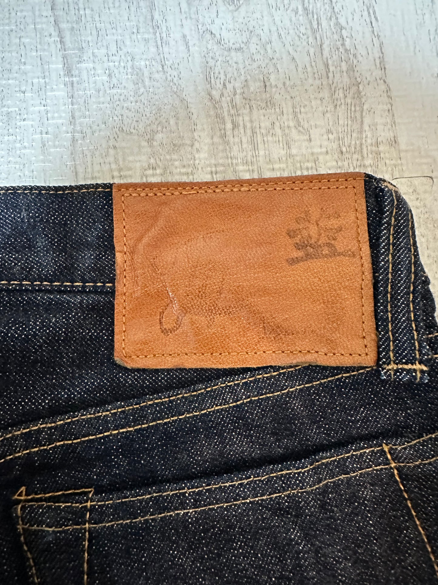 Vintage Kapital Bottoms - KAPITAL Mitu Factory Denim Pants Black Size 27 - Authentic Archive