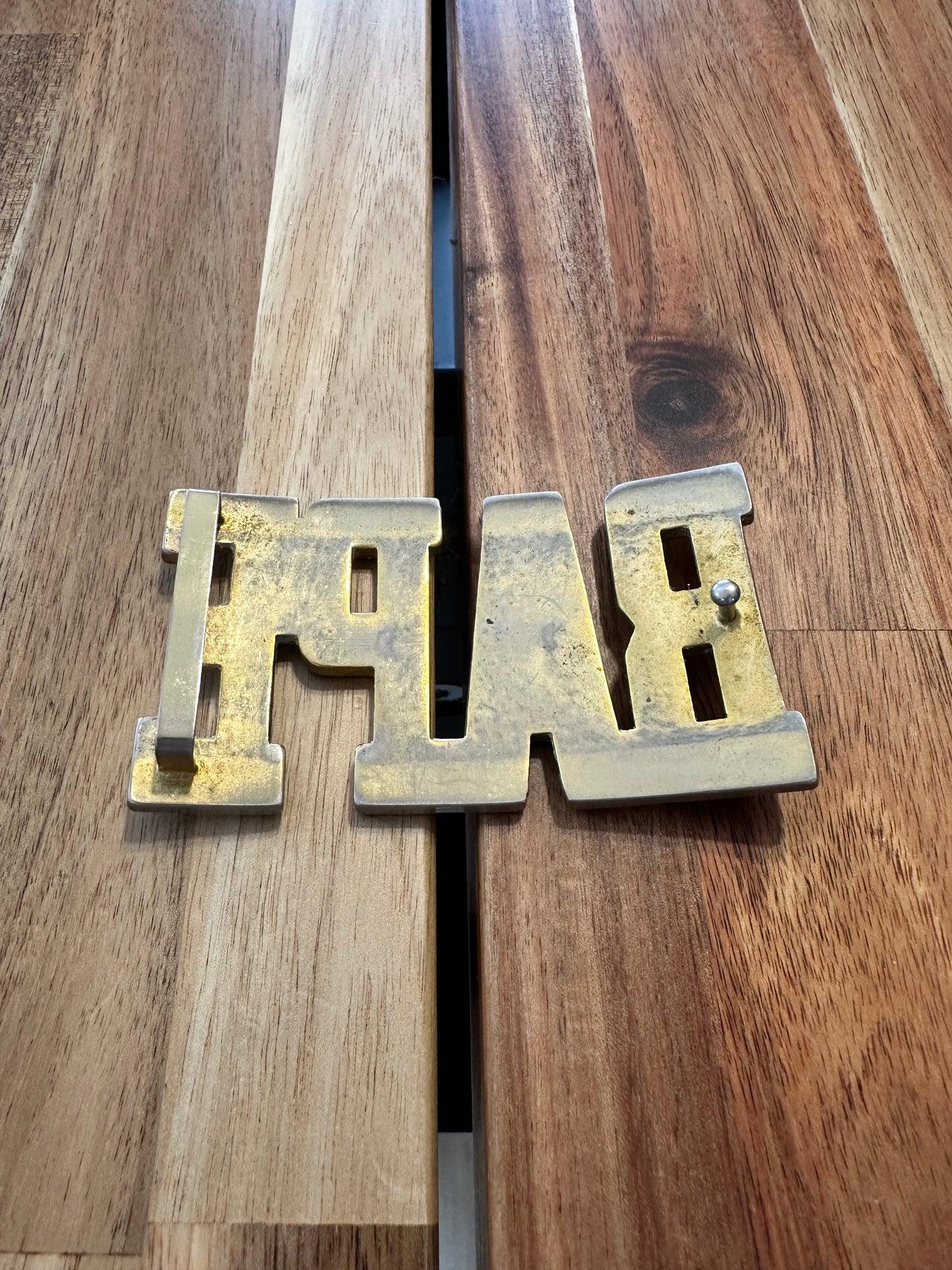 Bape - A Bathing Ape Belt Buckle Gold