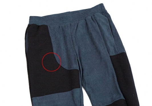 MM6 Maison Martin Margiela Nylon Bi-Color Pants Blue Size S