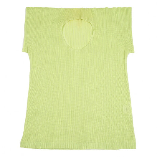 PLEATS PLEASE Mesh Flat Design Short Light Green Size 3