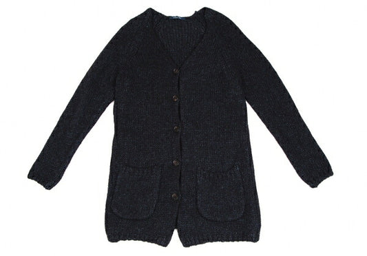 NON NO Mademoiselle NON NON Low Gauge Cardigan Navy Size M