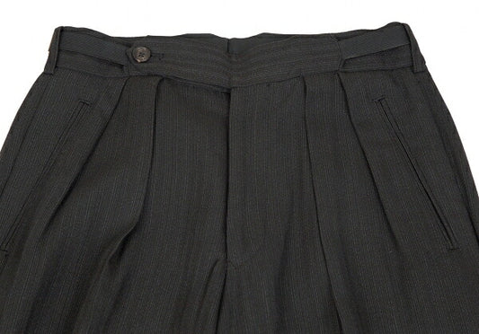 Yohji Yamamoto POUR HOMME 89SS Pinstripe Pants Gray Size S
