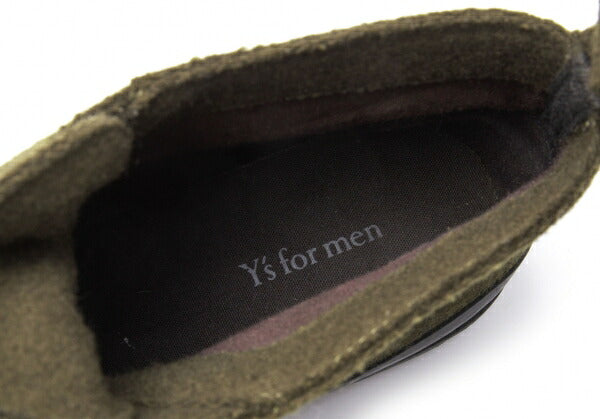 Y's for men Felt Chukka Boots Khaki Size 26cm