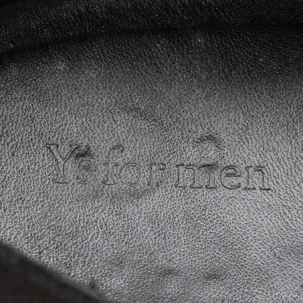 Y's for men Suede Monk Strap Shoes Black Size 28.5cm