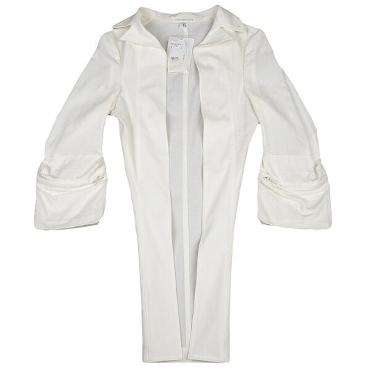 Y's 22SS Cotton Linen Pocket Sleeve Jacket White Size 2