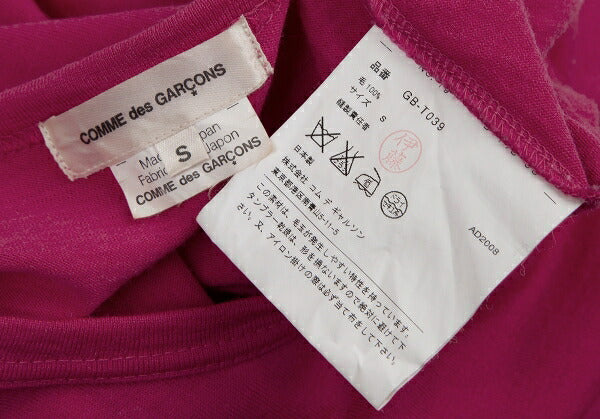 COMME des GARCONS Wool Jersey Knit Sweater Pink Size S