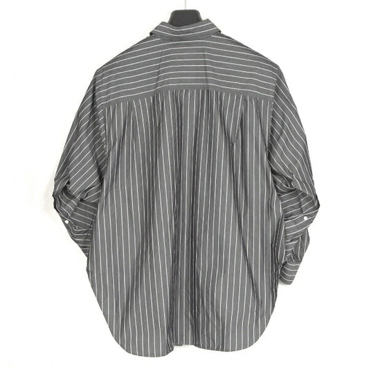 BALENCIAGA Twist Big Silhouette Button Down Gray Size 42