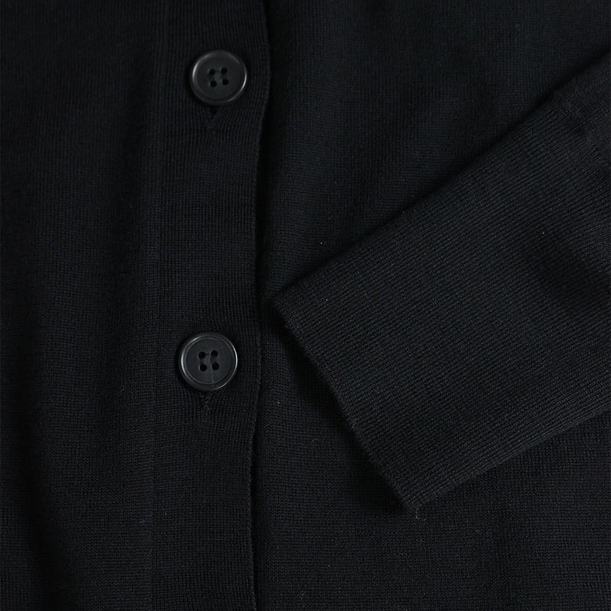 HERMES Black Wool Sweater Size L