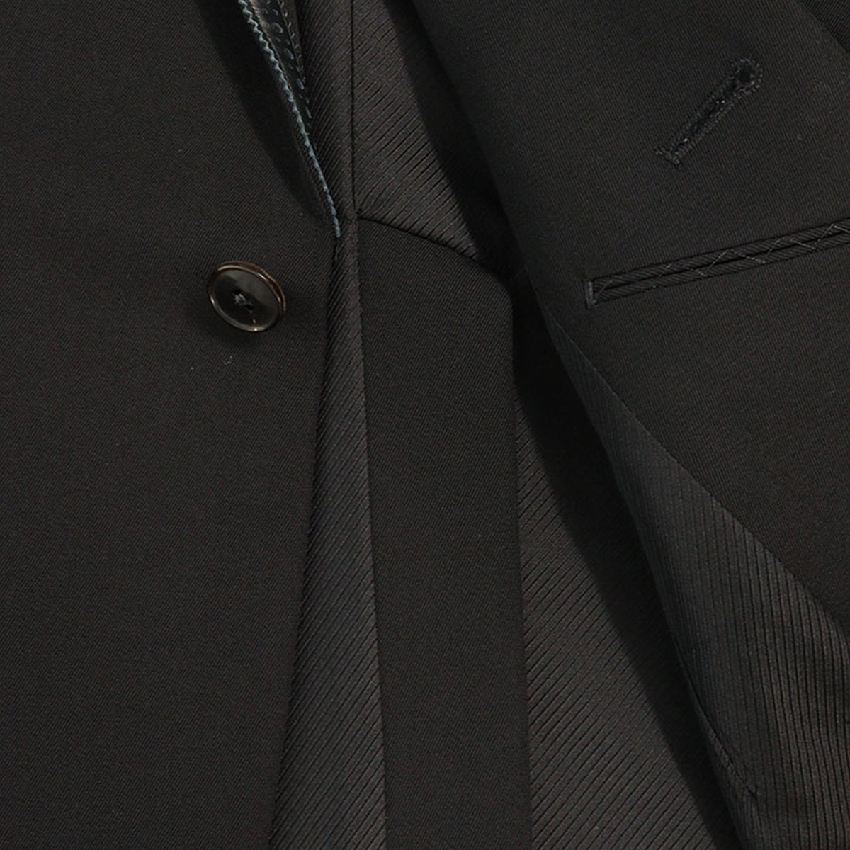 NUMBER (N)INE 2006 A/W Black Wool Suede Jacket Size 1