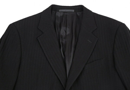 ARMANI COLLEZIONI Shadow Stripe Jacket Black Size 52R