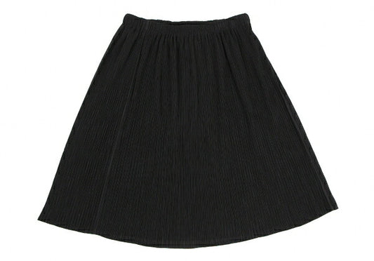 ISSEY MIYAKE Black Narrow Pleated A-Line Skirt Size L