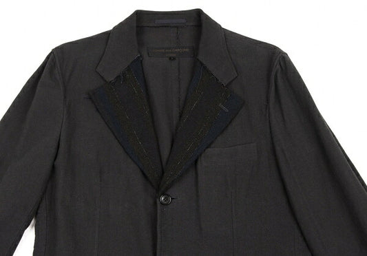 COMME des GARCONS HOMME Garment Wash Jacket Black Size S