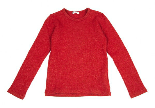 COMME des GARCONS Glitter Knit Sweater Red Size M