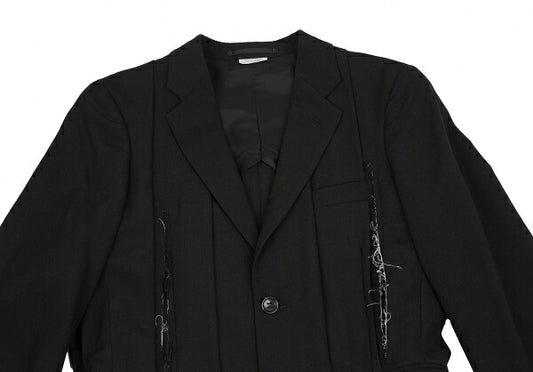 COMME des GARCONS HP 19SS Cutting Design Coat Black Size XS