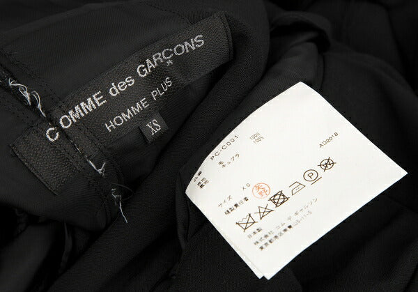 COMME des GARCONS HP 19SS Cutting Design Coat Black Size XS