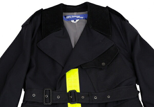 JUNYA WATANABE MAN 18AW Reflector Wool Coat Blue Size S