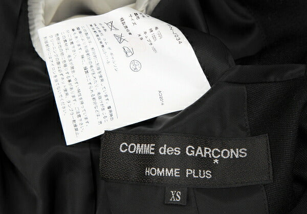 COMME des GARCONS HOMME PLUS 14AW Jacket Black Size XS
