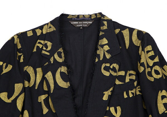 COMME des GARCONS HOMME PLUS 1B Wool Jacket Navy Size S
