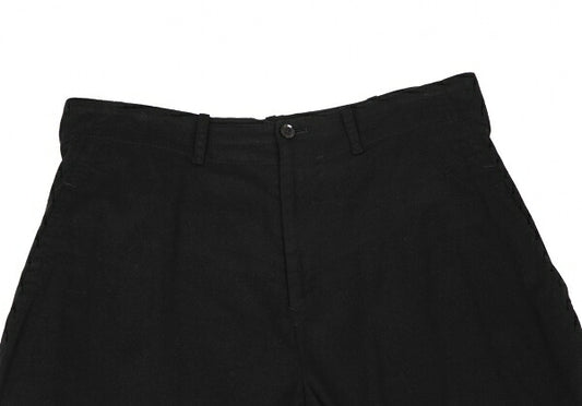 Y's Cotton Side Belt Pants Black Size 2