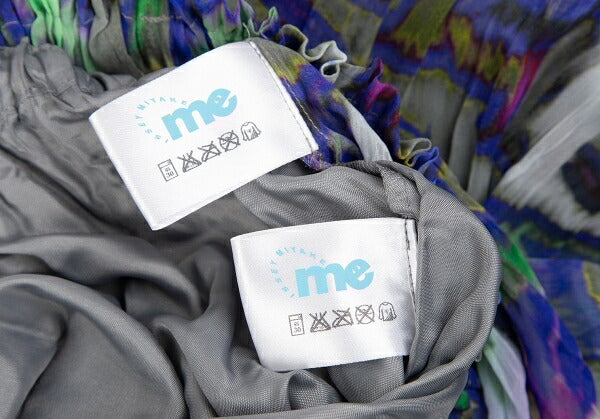 ISSEY MIYAKE me Psychedelic Flower Sheer Skirt Multi Size F