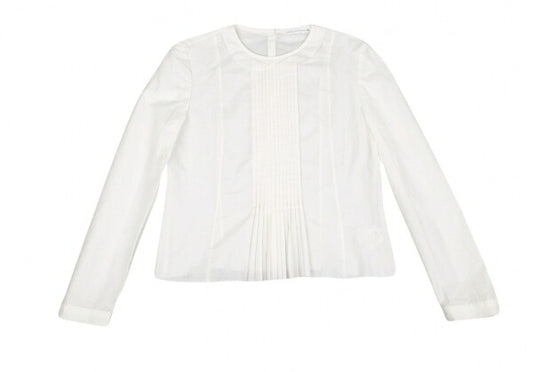 mina perhonen 17AW Mountain Bird Front Blouse White Size 38