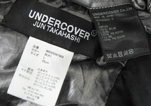 UNDERCOVER 18AW Nylon Twill Oversized Mods Coat Navy Size 2