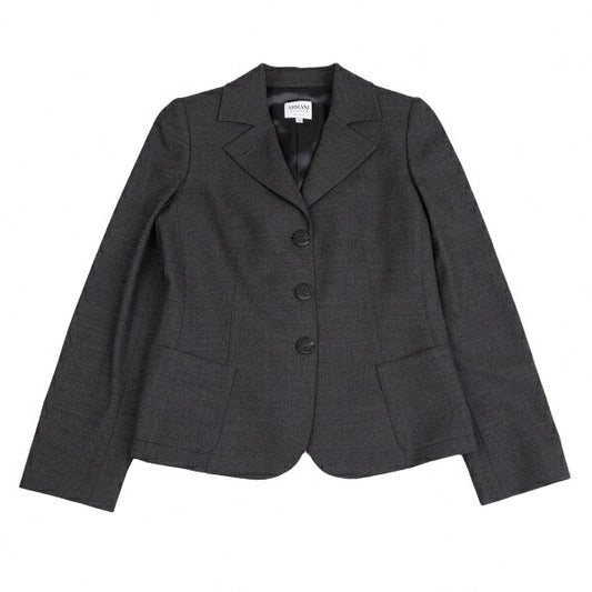 ARMANI COLLEZIONI Wool Notched Lapel 3B Jacket Size 42
