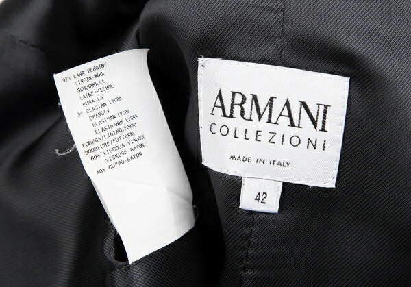 ARMANI COLLEZIONI Wool Notched Lapel 3B Jacket Size 42