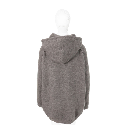 Celine CÉLINE by Phoebe Philo Wool Blend Gray Hoodie Size XS
