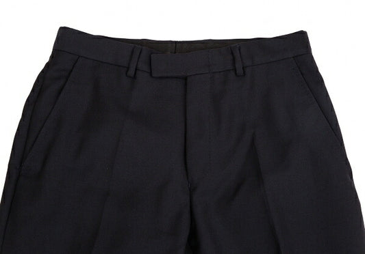 GUCCI Wool Tapered Pants Navy Size M