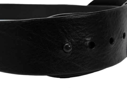 ISSEY MIYAKE FETE Leather Belt Black