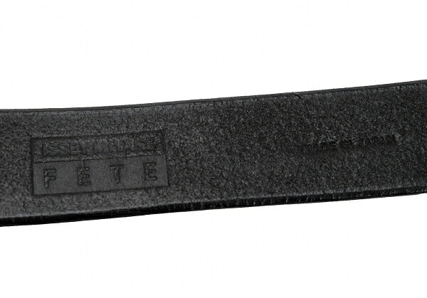 ISSEY MIYAKE FETE Leather Belt Black