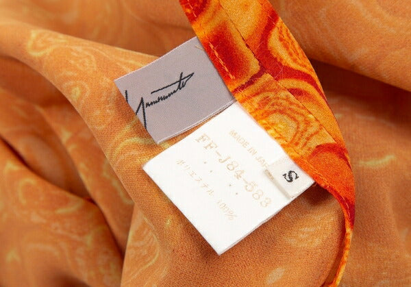 Yohji Yamamoto FEMME '96SS Psychedelic Jacket Orange Size S