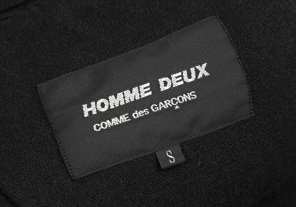 COMME des GARCONS HOMME DEUX Dyed Wool Panel Jacket Size S