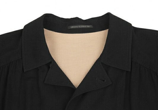 Yohji Yamamoto POUR HOMME Raglan Shirt Jacket Black Size M