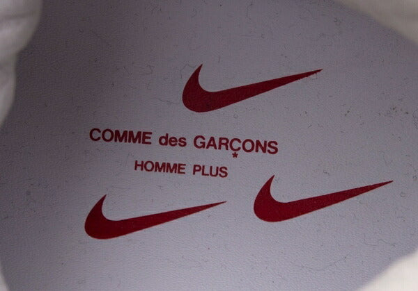 NIKE x COMME des GARCONS HOMME PLUS x White Red Sneakers Size UK6 (24.5cm)