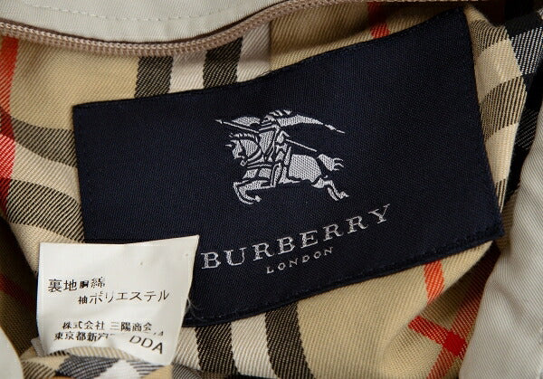 BURBERRY LONDON Balmacaan Coat Beige Size M