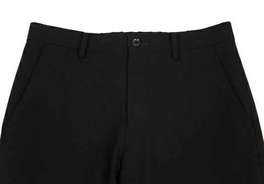 ISSEY MIYAKE Wool No-Tuck Stretch Pants Black Size 2
